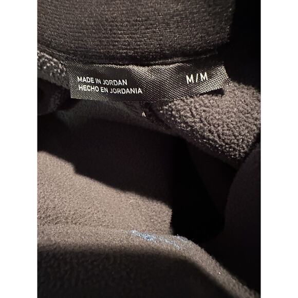 Spyder 1/4 Zip Pullover Fleece Lined Mens Size Medium Gray W/ Blue Zipper/Logo - Picture 6 of 6